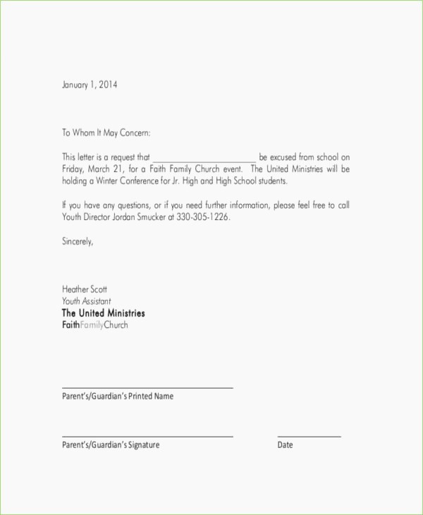 Absent From School Letter Sample Best Of School Absence Letter format – thepizzashop