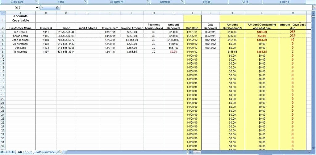 Accounts Receivable Excel Template Free Lovely Employee Turnover Report Template Excel