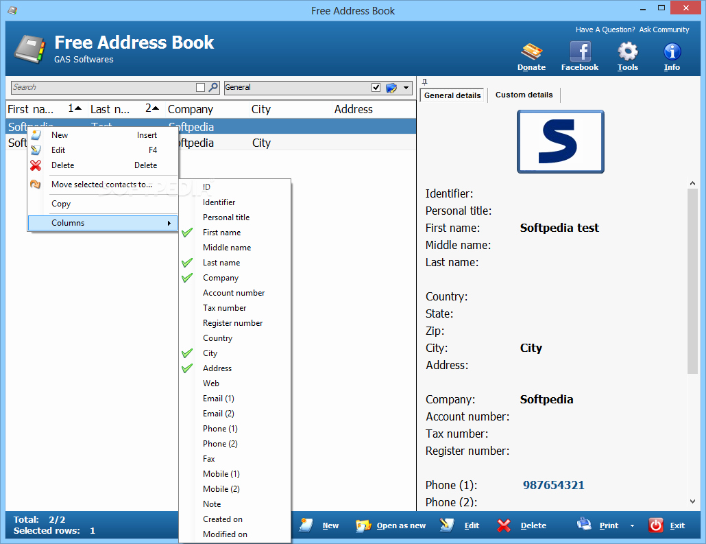Address Book Online Free Download Beautiful Download Portable Free Address Book 1 10 3