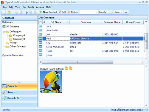 Address Book Online Free Download Unique Efficient Address Book Free Portable Free and