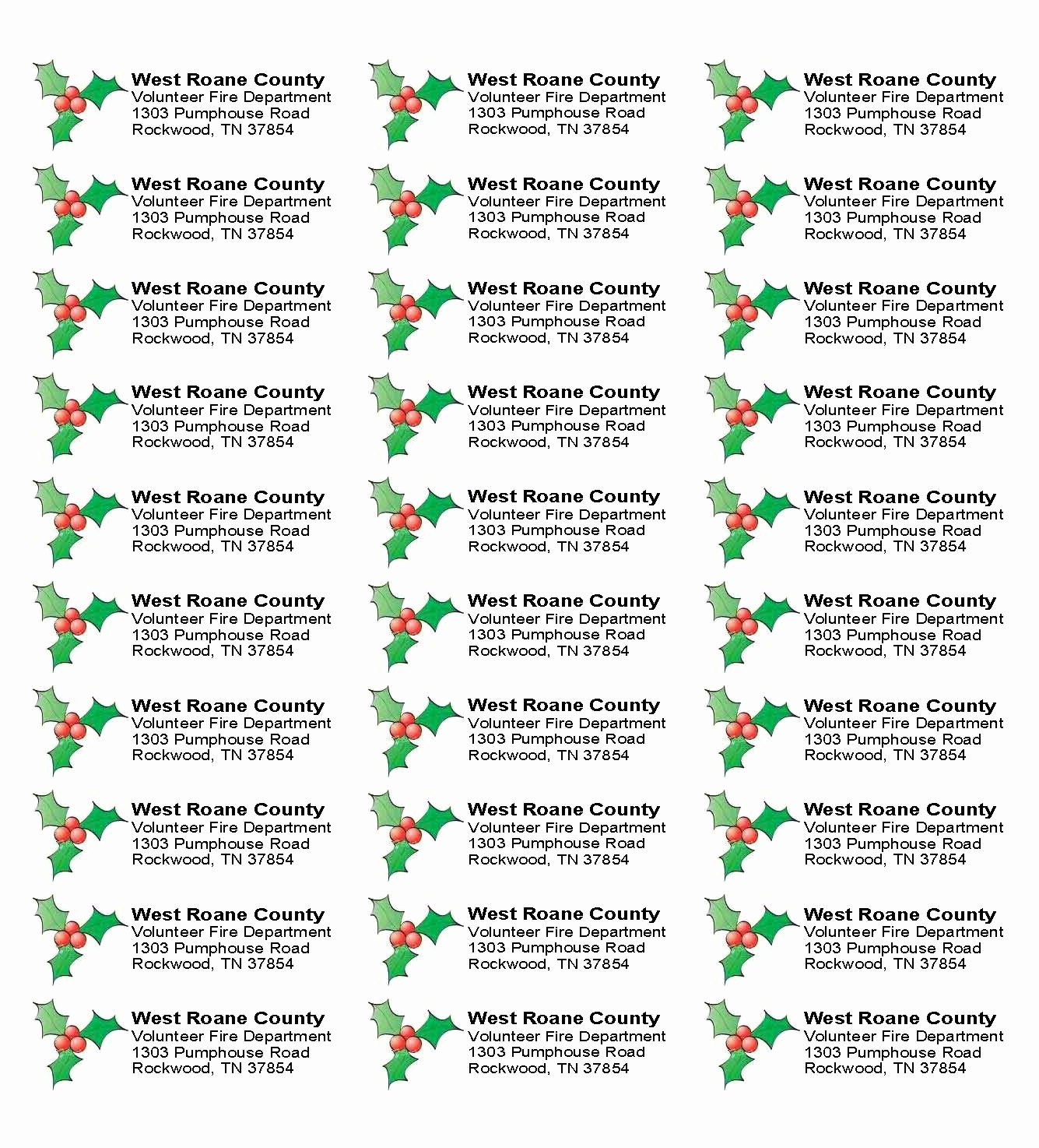 Address Labels 30 Per Page Unique Free Christmas Return Address Label Templates 30 Per Sheet