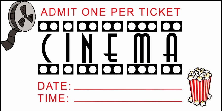 Admit One Ticket Invitation Template Elegant Admit E Movie Ticket Template Free Clipart