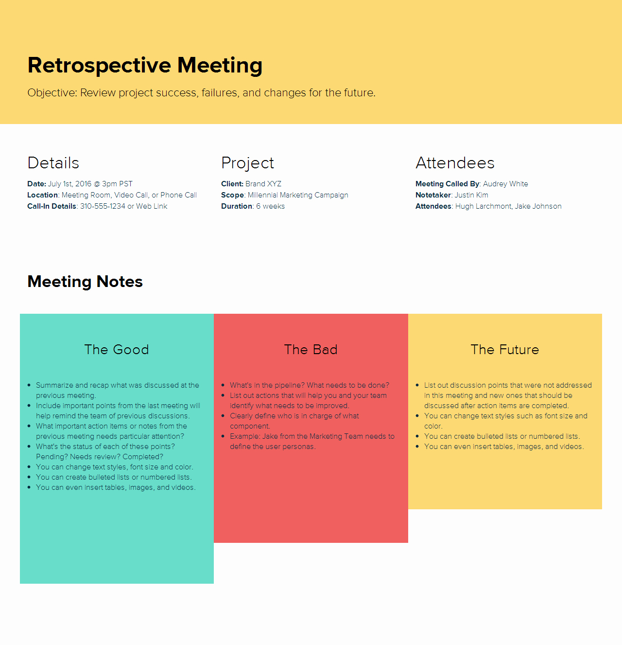 Agenda format for A Meeting Fresh How to Create A Meeting Agenda