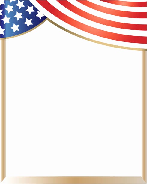American Flag Border for Word Elegant Royalty Free Patriotic Border Clip Art Vector