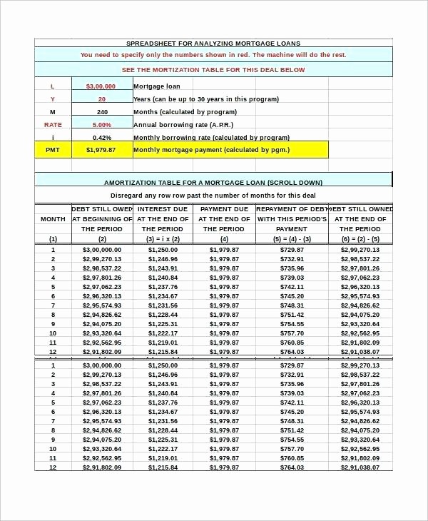 Amortization Schedule with Variable Payments Awesome Amortization Table In Excel Loan Amortization Calculator