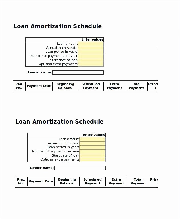 Amortization Table with Balloon Payment Unique Loan Repayment Excel Template Amortization Schedule with