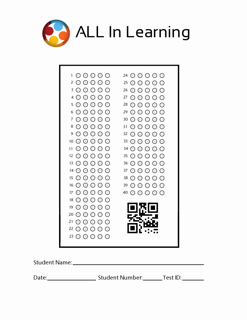 Answer Sheet Template Microsoft Word Elegant Blank Answer Sheet Template 1 100 Choice Image