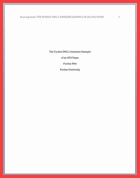 Apa Cover Page format 2016 Best Of Apa Title Page format 2016