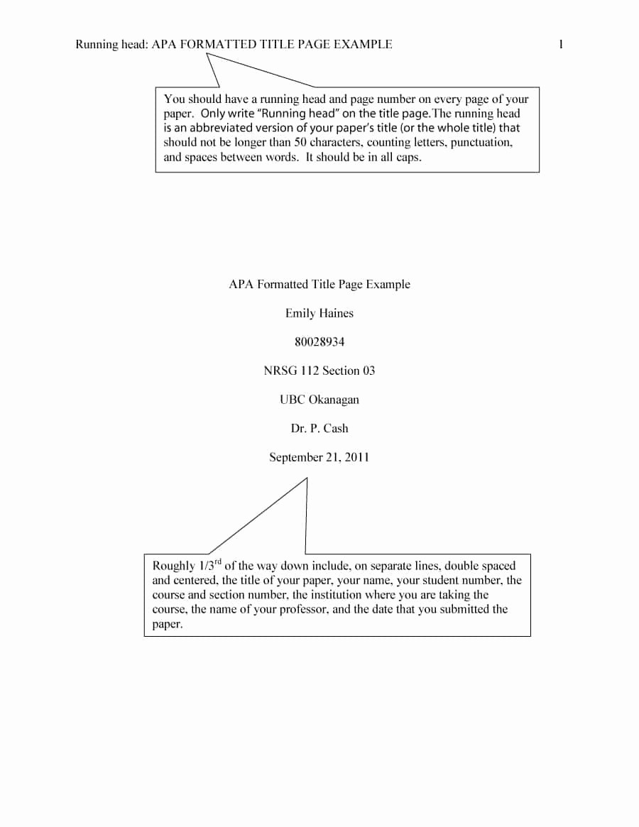 Apa format Example Paper Template Luxury 40 Apa format Style Templates In Word &amp; Pdf