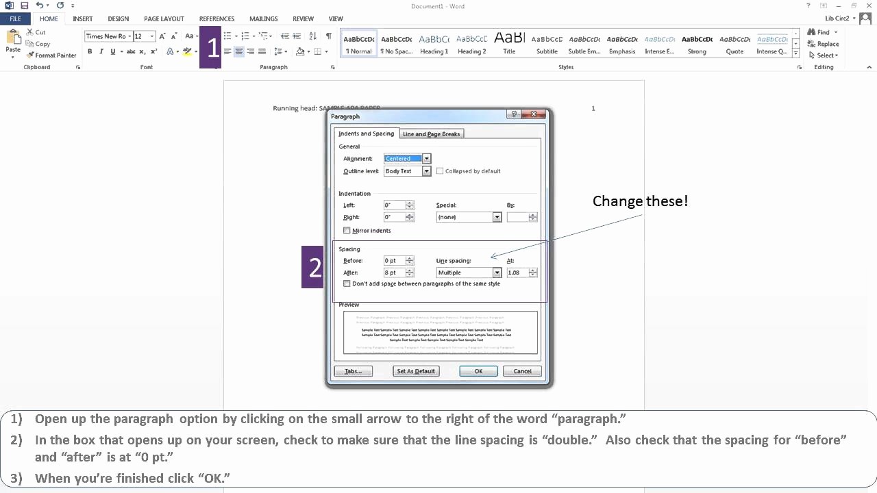 Apa format for Word 2013 New Apa Paper Microsoft Word 2013