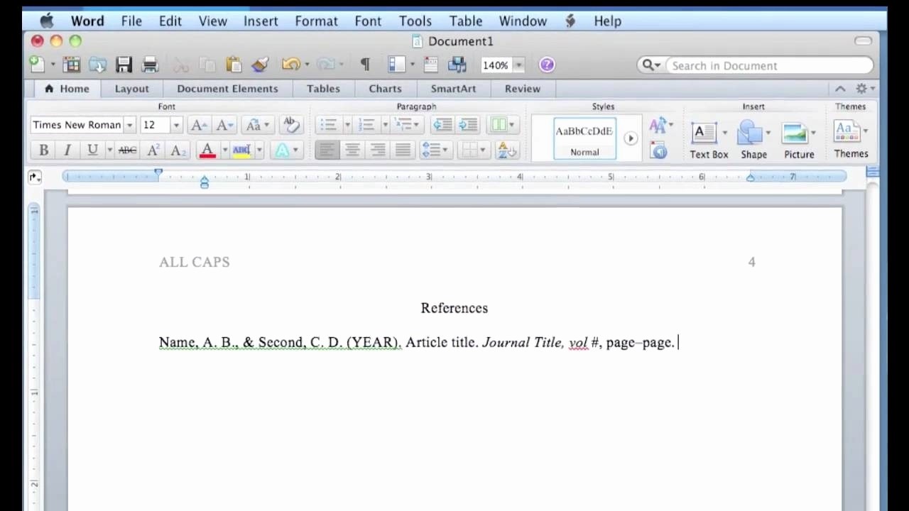 Apa format Microsoft Word Mac Lovely Apa format Template Word 2013 Beepmunk