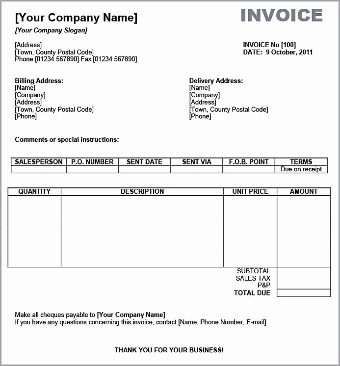 Apa format Template Open Office Elegant Basic Invoice Template Word the Uses Basic Invoice