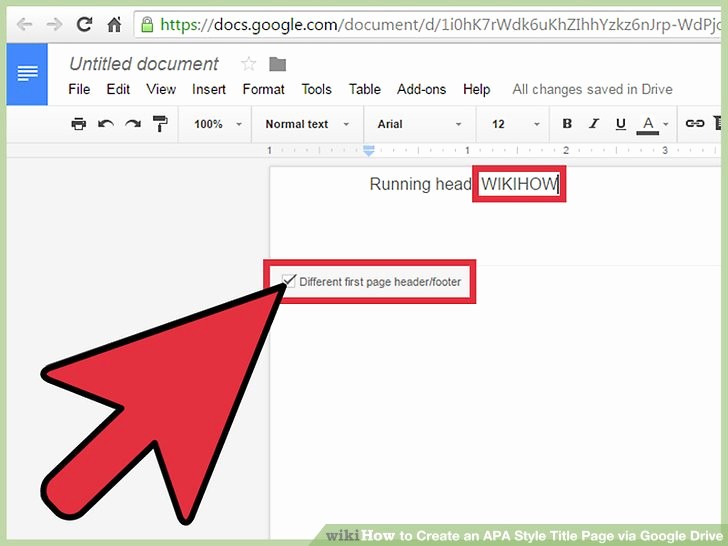 Apa Paper Template Google Docs Fresh How to Create An Apa Style Title Page Via Google Drive 12