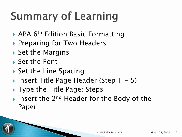 Apa Style Paper 6th Edition New Apa 6th Ed Ms Word 2007 Template Tutorial V1