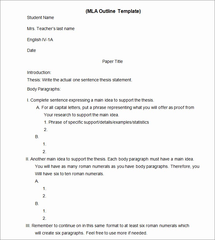 Apa Template for Open Office Best Of 21 Outline Templates Pdf Doc