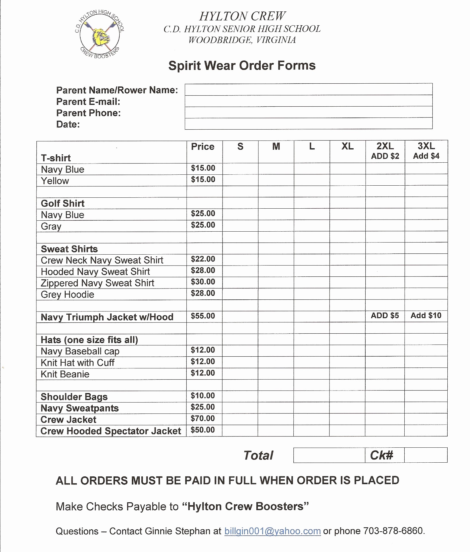Apparel order form Template Excel Elegant T Shirt order form Template