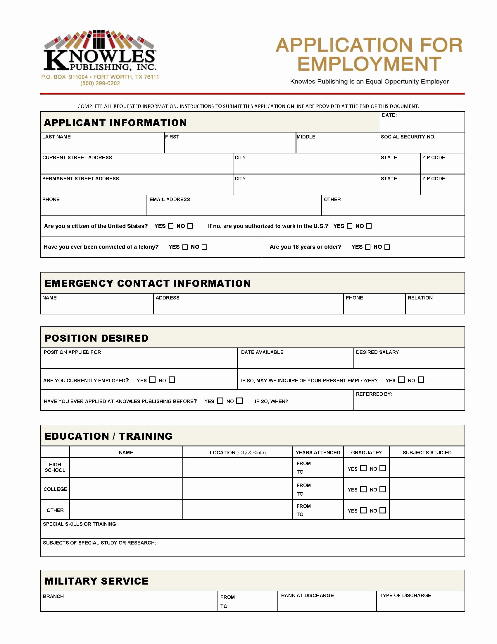 Application for Employment form Free Awesome Jobs Jobs Picture Job Application