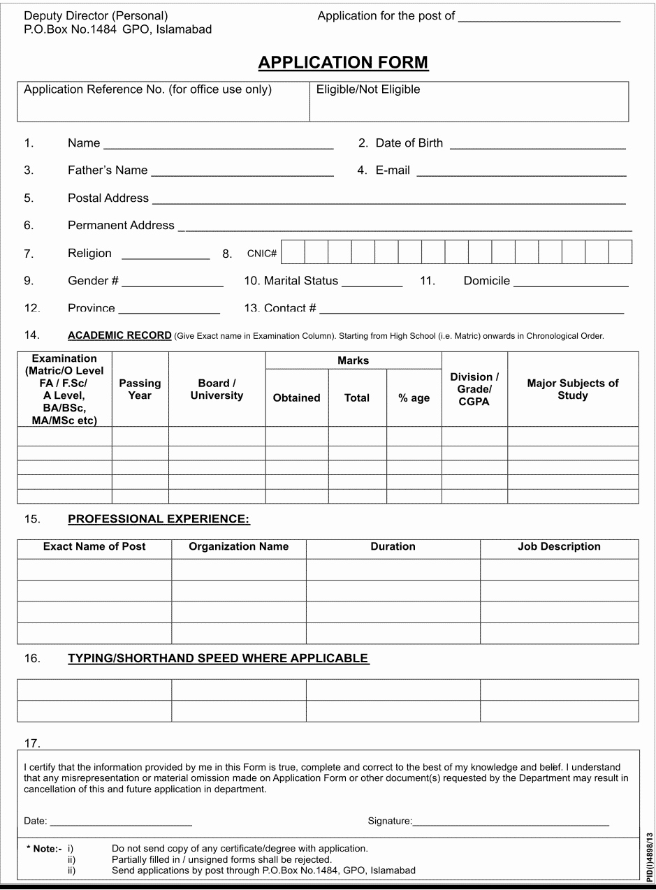 Application for Employment form Free Elegant Job Application Template Download Free