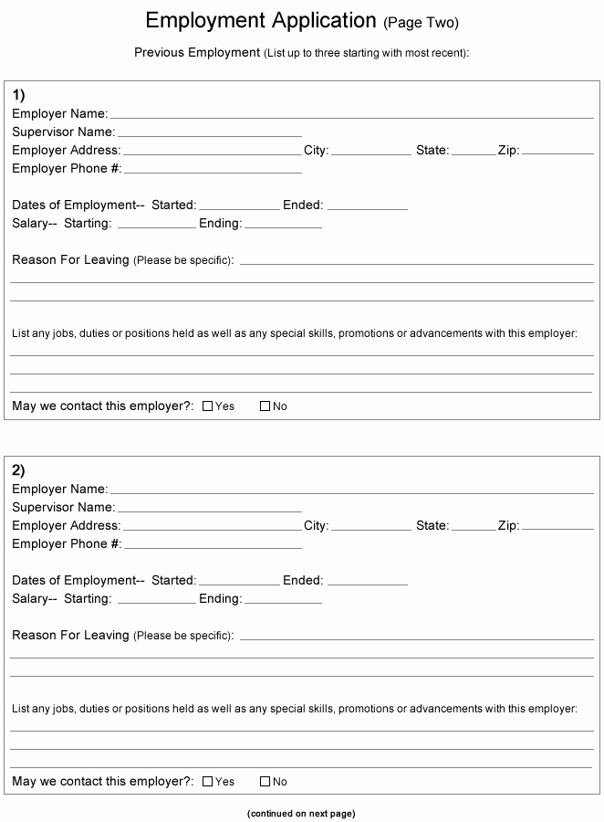 Application for Employment form Free Unique 14 Free Printable Job Application formagenda Template