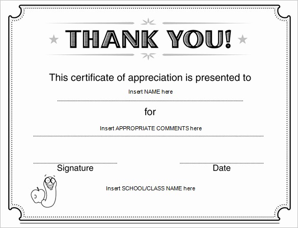 Appreciation Certificate Templates for Word Awesome Word Certificate Template 49 Free Download Samples