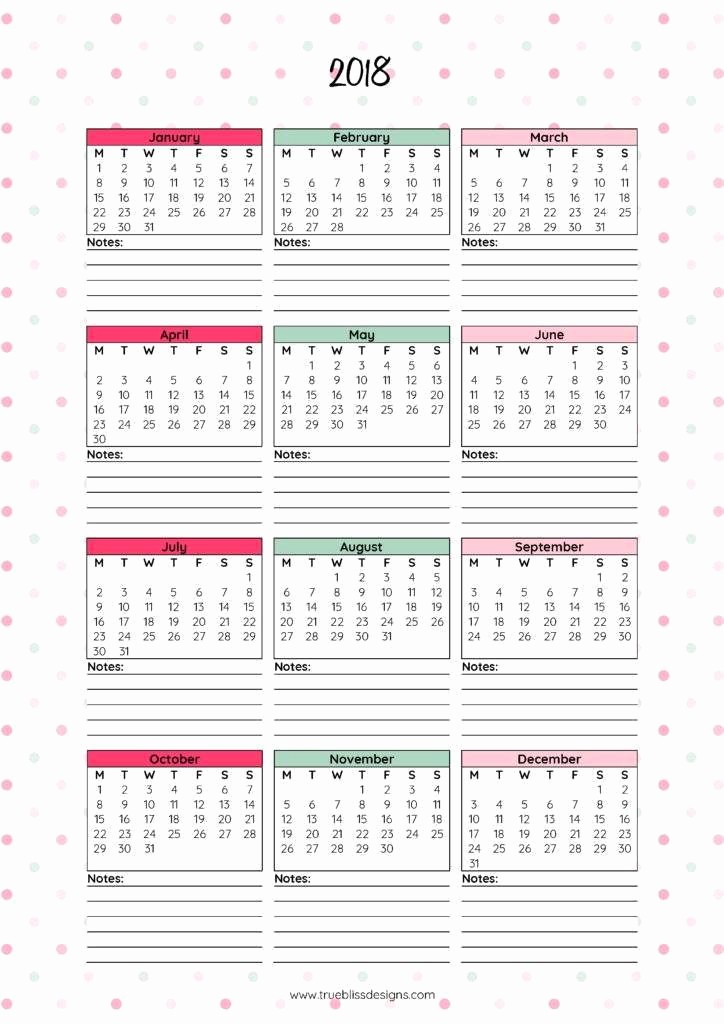 At A Glance 2018 Calendar Luxury 2018 Monthly Printable Calendar Let’s Do This True