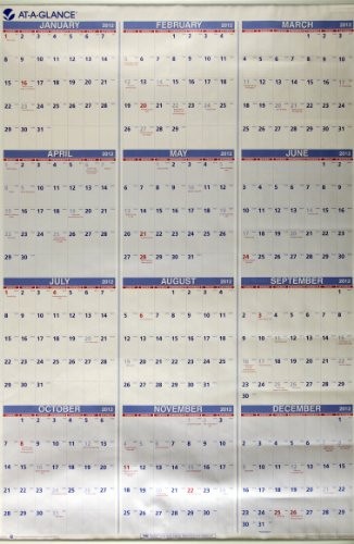 At A Glance Yearly Calendars Awesome at A Glance Recycled Yearly Wall Calendar Wall