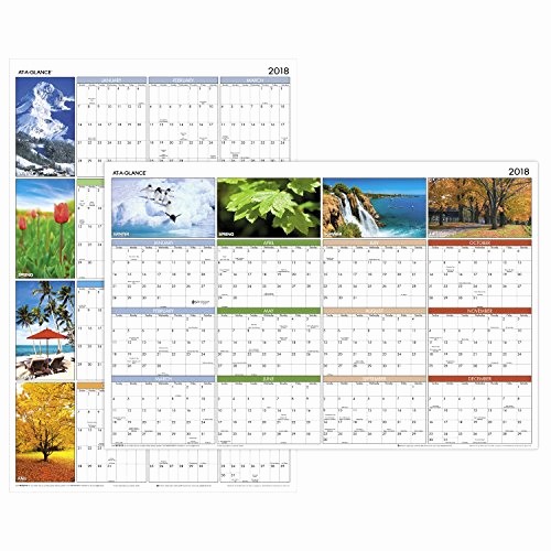 At A Glance Yearly Calendars Luxury at A Glance Yearly Wall Calendar 36&quot; X 24&quot; Horizontal