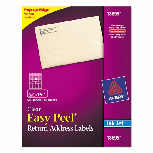 Avery 10 Per Page Labels Best Of Bettymills Avery Easy Peel Mailing Labels Avery