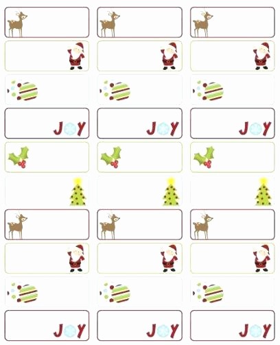 Avery 8160 Christmas Gift Labels Awesome Avery Christmas Mailing Label Templates Related Post