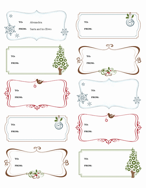 Avery 8160 Christmas Gift Labels Inspirational Printable Christmas Gift Tags Avery 5160 Chrismast Cards