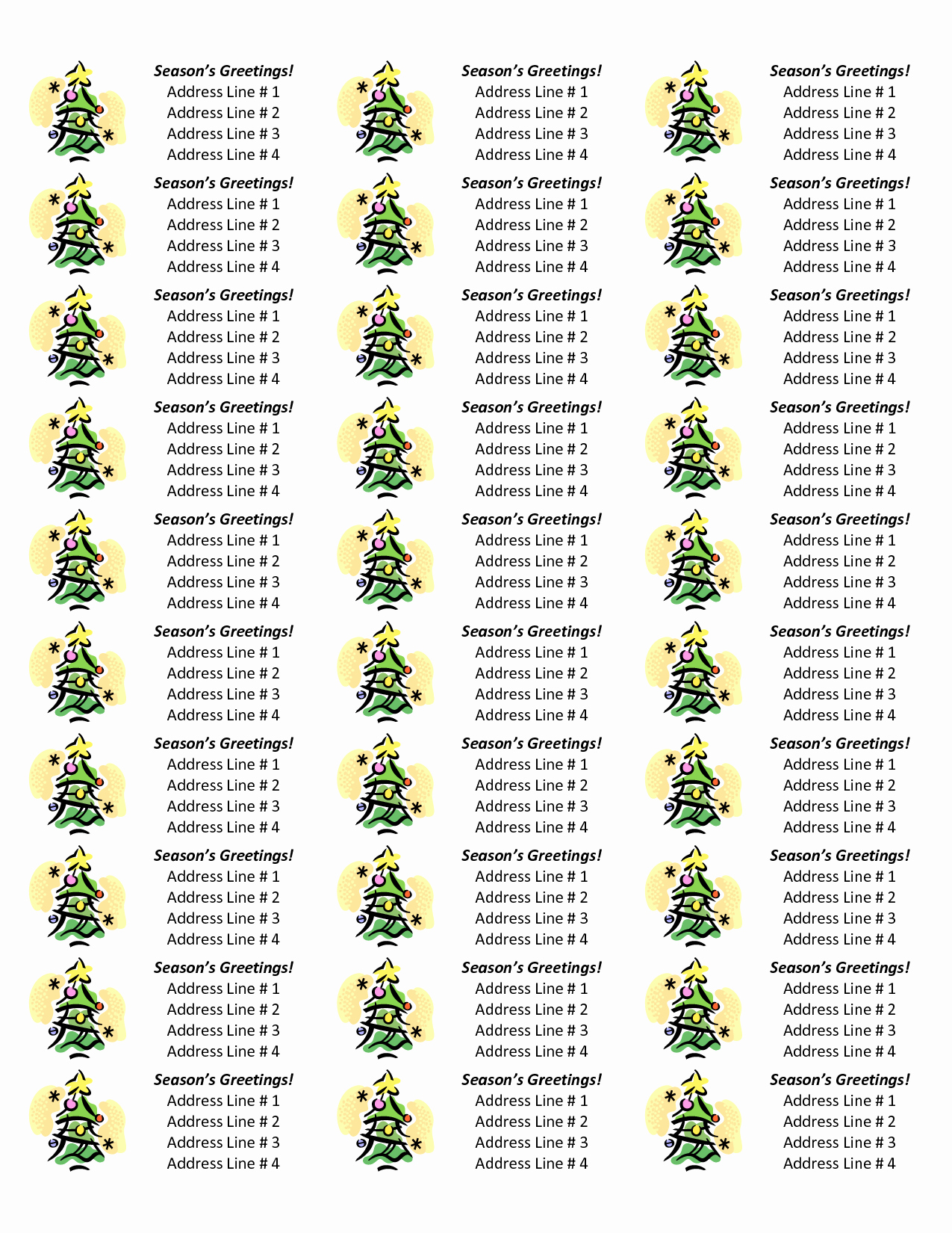 Templates 5160 Avery 5160 Christmas Labels Avery Christmas Label Templates 5160 Best Of Free