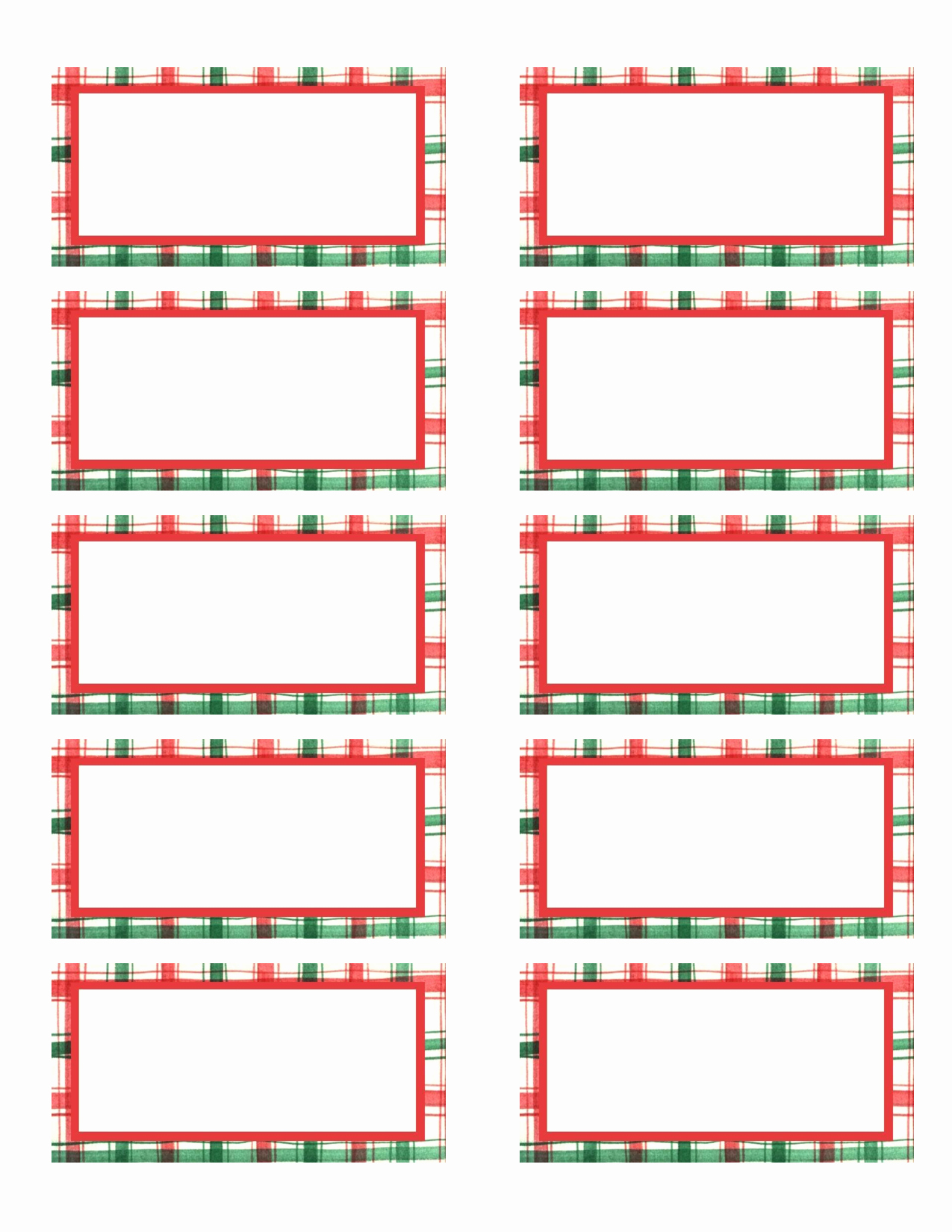 Avery Christmas Label Templates 5160 Unique 6 Best Of Printable Christmas Labels Avery