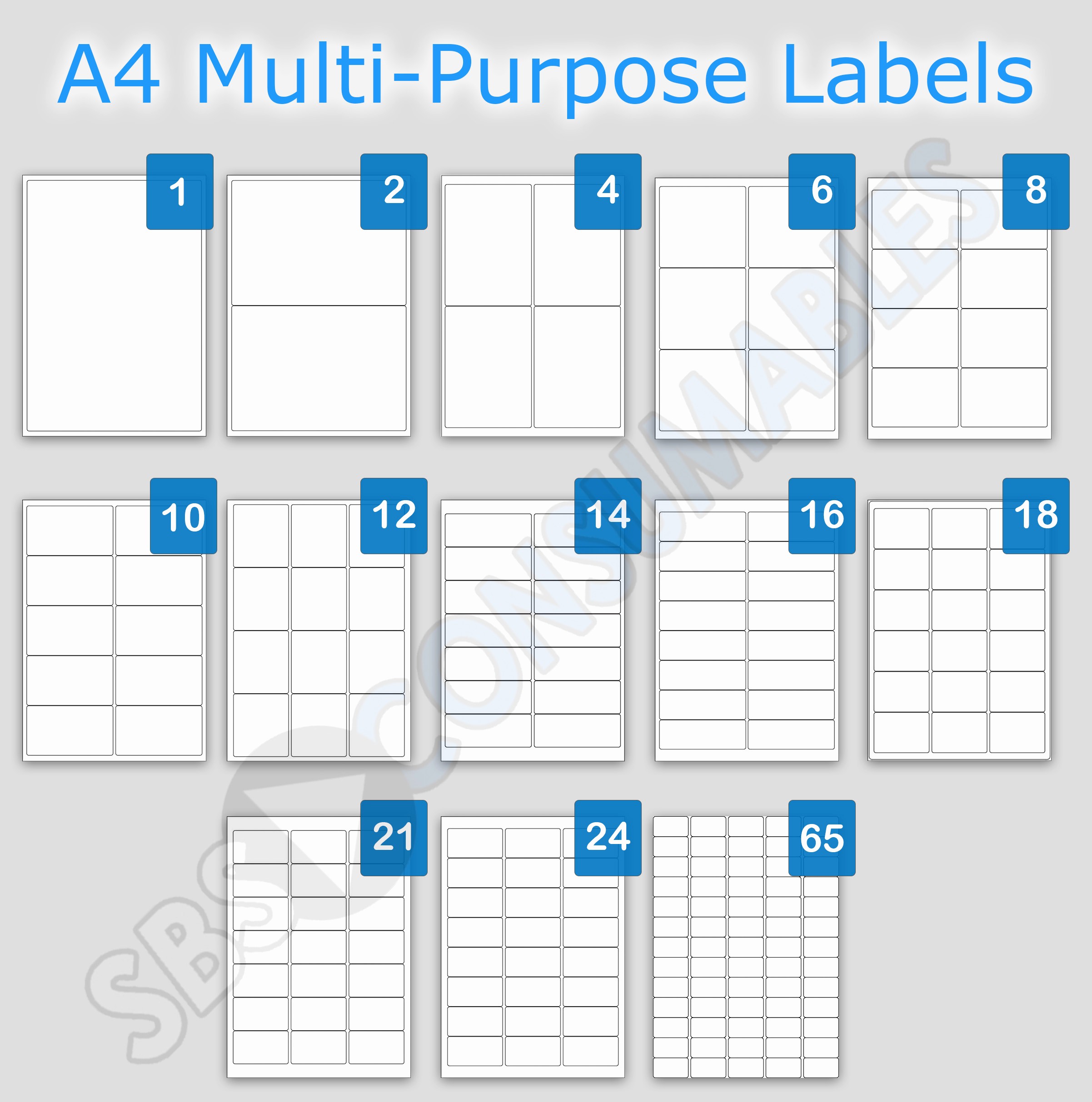 Avery Label 4 Per Page Awesome Label Template 65 Per Sheet