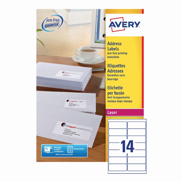 Avery Labels 2 Per Page Fresh Avery Address Laser Labels 16 Labels Per Sheet 100 Sheets