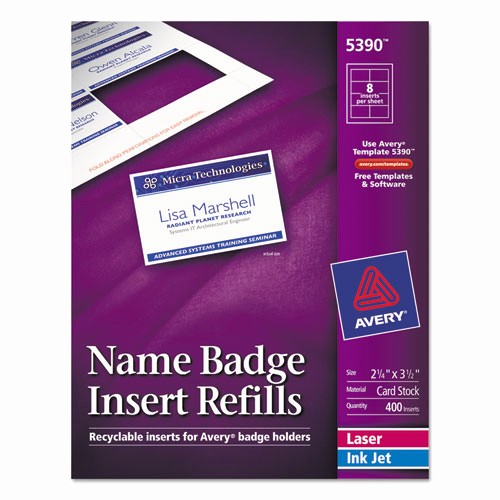Avery Name Badge Labels Template Unique Bettymills Avery Name Badge Inserts Avery 5390