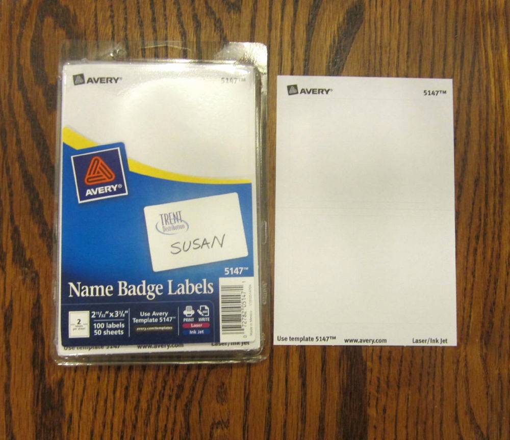 Avery Name Tag Labels Template New 25 Avery Dennison White Name Badges Tags Id Labels