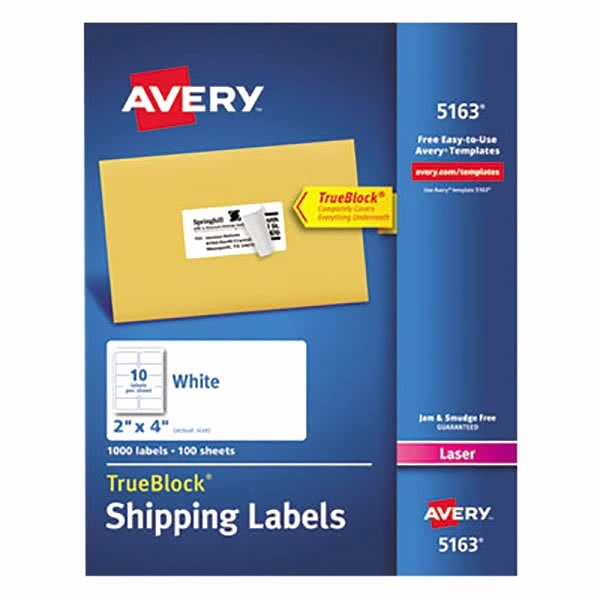 Avery Shipping Labels 5163 Template Luxury Avery White Shipping Labels 5163 Template