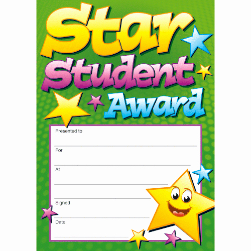 Award Certificates for Elementary Students Fresh Student Certificate Awards Printable