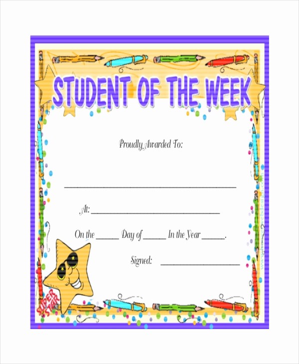Awards and Certificates for Students Awesome 24 Sample Printable Certificate Templates Free Sample