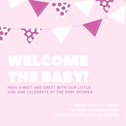 Baby Shower Flyer Template Word Unique Free Baby Cut Out Template Shower for Word Microsoft