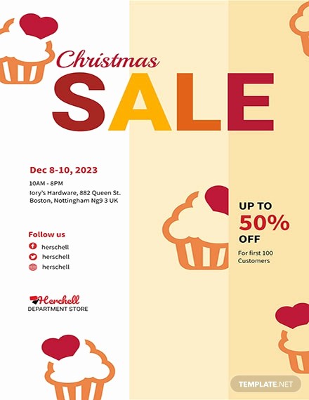 Bake Sale Flyer Template Microsoft Beautiful 78 Christmas Flyer Templates Psd Ai Illustrator Word