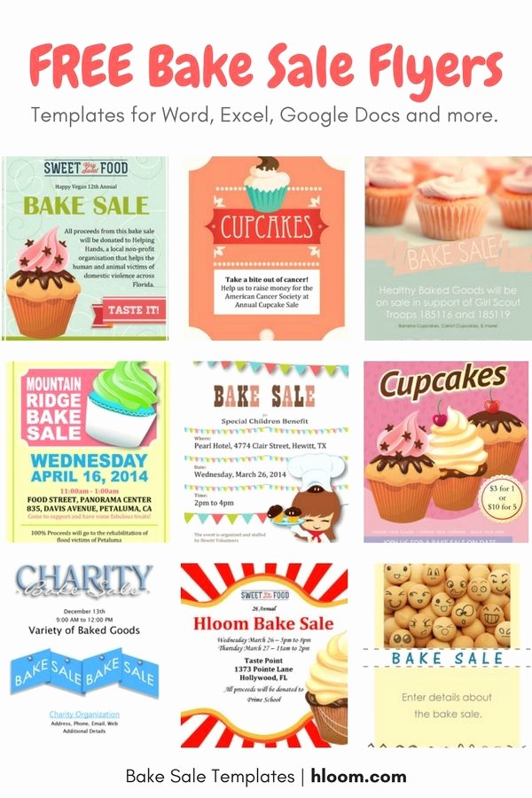 Bake Sale Template Microsoft Word Elegant 22 Best Bake Sale Flyers Images On Pinterest