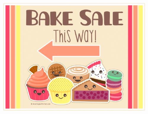 Bake Sale Template Microsoft Word Inspirational Printable Bake Sale Signs