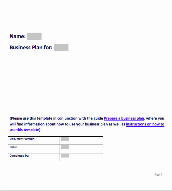 Basic Business Plan Template Free Luxury Free Simple Business Plan Template