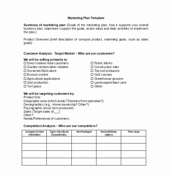 Basic Business Plan Template Free Unique Easy Business Plan Template