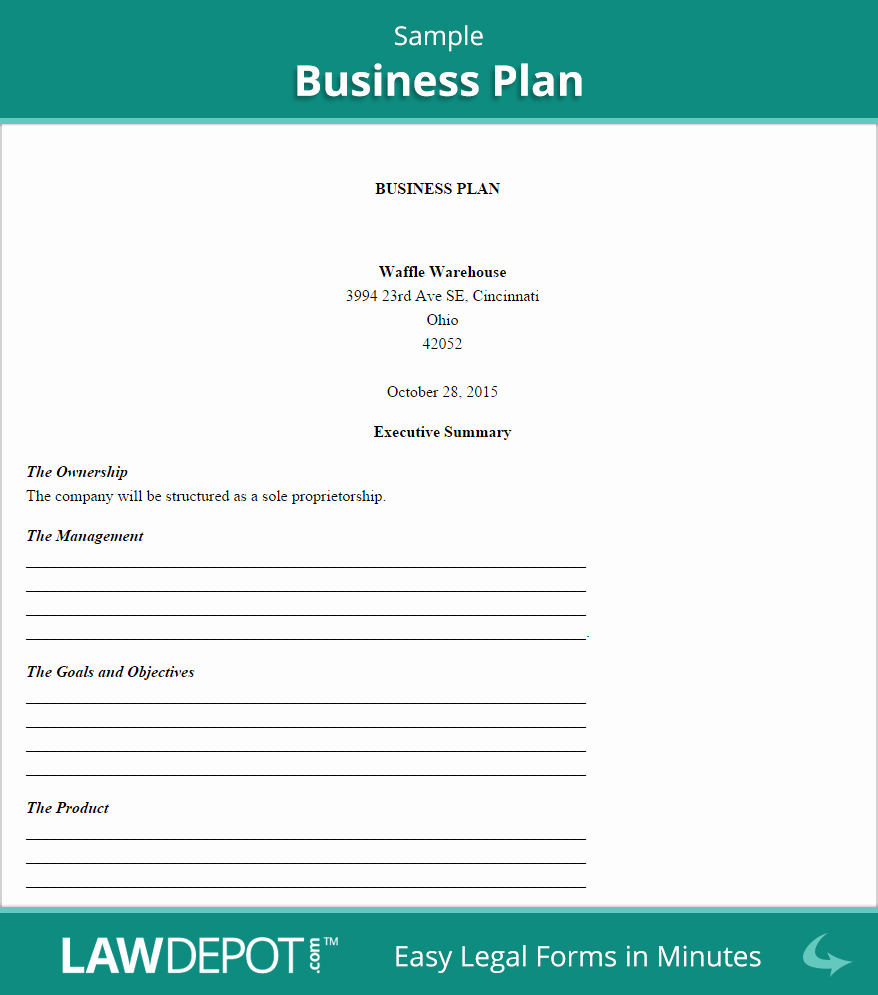 Basic Business Plans Templates Free Beautiful Business Plan Template