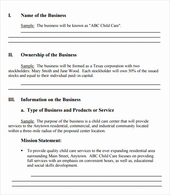Basic Business Plans Templates Free Inspirational 21 Simple Business Plan Templates