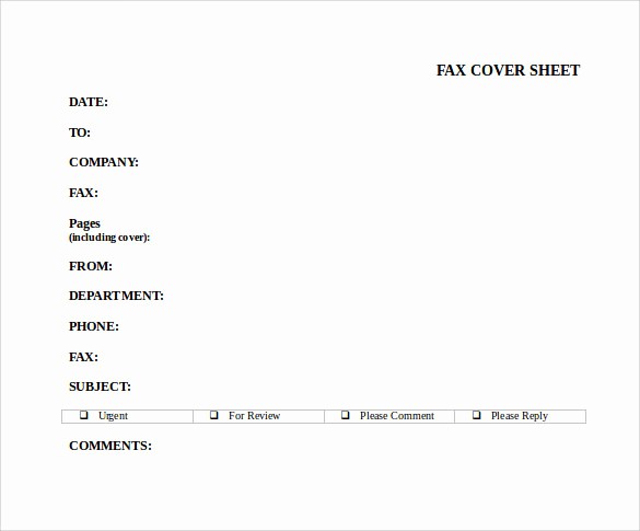 Basic Cover Sheet for Fax Best Of 14 Sample Basic Fax Cover Sheets