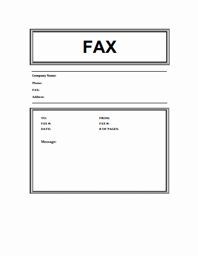 Basic Fax Cover Sheet Template Luxury Basic Fax Cover Sheet Download Create Edit Fill and