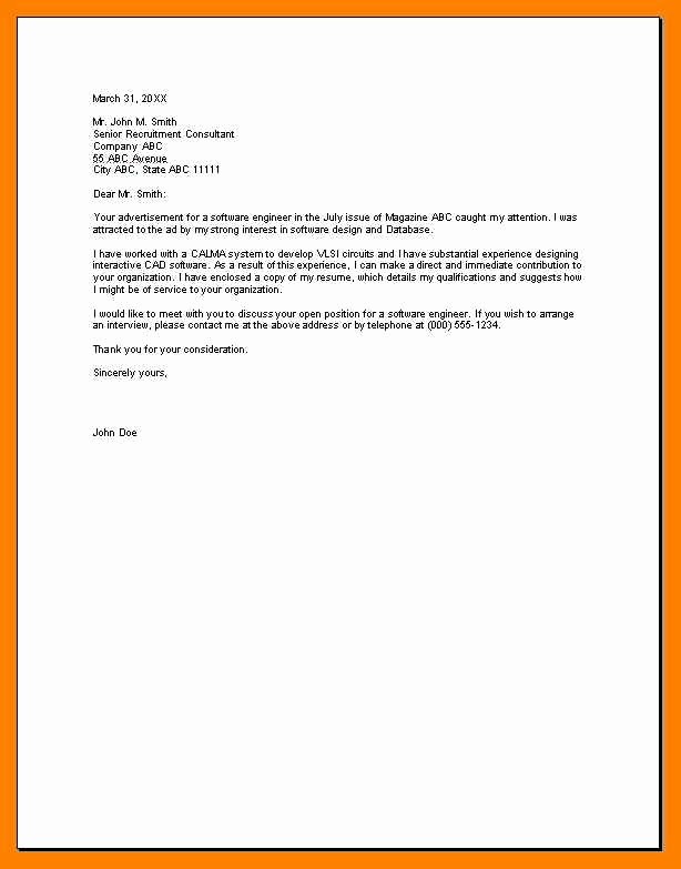 Basic Resume Cover Letter Examples Luxury Basic Cover Letter Structure